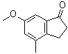 structure of CAS# 89837-18-3, 2,3-二氢-6-甲氧基-4-甲基-1H-茚-1-酮