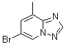 6-溴-8-甲基-[1,2,4]三唑并[1,5-a]吡啶分子结构 (CAS 899429-04-0)