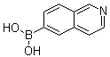 异喹啉-6-硼酸分子结构 (CAS 899438-92-7)
