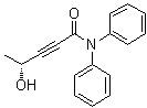 structure of CAS# 899809-61-1, (4R)-4-羟基-N,N-二苯基-2-戊炔酰胺