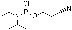 structure of CAS# 89992-70-1, 2-氰乙基 N,N-二异丙基氯代亚磷酰胺