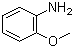 CAS # 90-04-0, o-Anisidine, 1-Amino-2-methoxybenzene, 2-Aminoanisole, 2-Methoxyaniline