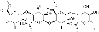 structure of CAS# 9000-69-5, 果胶