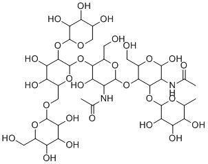 菠萝蛋白酶分子结构 (CAS 9001-00-7)