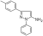 5-氨基-3-(4-甲基苯基)-1-苯基吡唑分子结构 (CAS 90012-40-1)