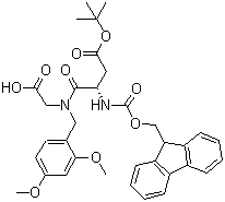structure of CAS# 900152-72-9, N-[(9H-芴-9-基甲氧基)羰基]-L-alpha-天冬氨酰基-N-[(2,4-二甲氧基苯基)甲基]甘氨酸 1-叔丁酯