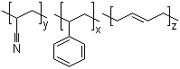 structure of CAS# 9003-56-9, ABS Resins