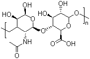 structure of CAS# 9004-61-9, Hyaluronic acid