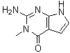 CAS # 90065-67-1, 2-Amino-3,7-dihydro-3-methyl-4H-pyrrolo[2,3-d]pyrimidin-4-one