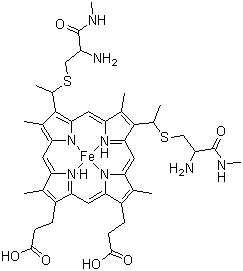 structure of CAS# 9007-43-6, 细胞色素 C