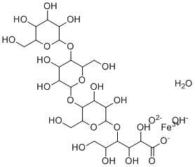 羧麦芽糖铁分子结构 (CAS 9007-72-1)