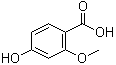 structure of CAS# 90111-34-5, 4-羟基-2-甲氧基苯甲酸