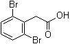 2,6-二溴苯乙酸分子结构 (CAS 901310-02-9)