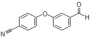 4-(3-甲酰基苯氧基)苯甲腈分子结构 (CAS 90178-72-6)