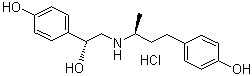 盐酸莱克多巴胺分子结构 (CAS 90274-24-1)