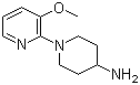 structure of CAS# 902837-16-5, 1-(3-Methoxy-2-pyridinyl)-4-piperidinamine