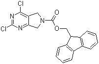 CAS # 903129-86-2, (9H-Fluoren-9-yl)methyl 2,4-dichloro-5H-pyrrolo[3,4-d]pyrimidine-6(7H)-carboxylate