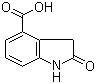 CAS # 90322-37-5, 2-Oxoindoline-4-carboxylic acid, 2,3-Dihydro-2-oxo-1H-indole-4-carboxylic acid, 4-Carboxy-2-oxindole