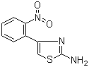 4-(2-硝基苯基)-2-噻唑胺分子结构 (CAS 90323-06-1)
