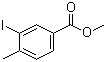 structure of CAS# 90347-66-3, 3-碘-4-甲基苯甲酸甲酯