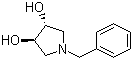 structure of CAS# 90365-74-5, (3S,4S)-1-Benzylpyrrolidine-3,4-diol
