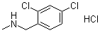 structure of CAS# 90389-07-4, 2,4-二氯-N-甲基苯甲胺盐酸盐