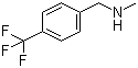 N-甲基-N-(4-三氟甲基)苄基胺分子结构 (CAS 90390-11-7)
