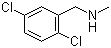 structure of CAS# 90390-16-2, N-(2,5-二氯苄基)-N-甲胺