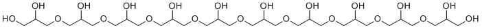 CAS 登录号：9041-07-0, 十聚甘油