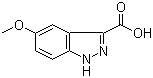 5-甲氧基-3-吲唑羧酸分子结构 (CAS 90417-53-1)