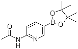 2-乙酰氨基吡啶-5-硼酸频哪醇酯分子结构 (CAS 904326-87-0)