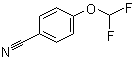 structure of CAS# 90446-25-6, 4-(二氟甲氧基)苯腈