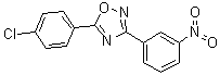 CAS 登录号：905107-46-2, 5-(4-氯苯基)-3-(3-硝基苯基)-1,2,4-恶二唑