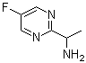 structure of CAS# 905587-41-9, 5-氟-alpha-甲基-2-嘧啶甲胺