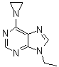 CAS # 90559-83-4, 6-(1-Aziridinyl)-9-ethyl-9H-purine, NSC 33030