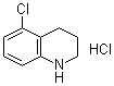 5-氯-1,2,3,4-四氢喹啉盐酸盐分子结构 (CAS 90562-33-7)