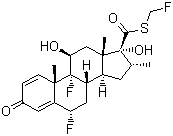 CAS 登录号：90566-53-3, 氟替卡松