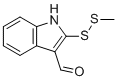 CAS # 905914-67-2, Caulilexin A, 2-(methyldisulfanyl)-1H-indole-3-carbaldehyde