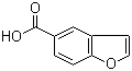 1-苯并呋喃-5-甲酸分子结构 (CAS 90721-27-0)