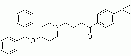 structure of CAS# 90729-43-4, Ebastine