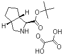 structure of CAS# 907606-68-2, (1S,3aR,6aS)-八氢环戊烷并[c]吡咯-1-羧酸叔丁酯草酸盐
