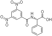 structure of CAS# 90761-62-9, (S)-(+)-N-3,5-二硝基苯甲酰基-alpha-苯基甘氨酸