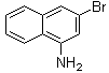 3-溴-1-萘胺分子结构 (CAS 90766-34-0)