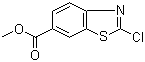2-氯-6-苯并噻唑羧酸甲酯分子结构 (CAS 90792-69-1)