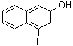 structure of CAS# 90800-21-8, 4-Iodo-2-naphthalenol