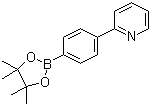 4-(2-吡啶基)苯硼酸频哪醇酯分子结构 (CAS 908350-80-1)