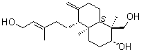 [1S-[1alpha,2beta,4abeta,5beta(E),8aalpha]]-十氢-2-羟基-5-(5-羟基-3-甲基-3-戊烯基)-1,4a-二甲基-6-亚甲基-1-萘甲醇分子结构 (CAS 90851-50-6)