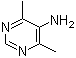 structure of CAS# 90856-77-2, 4,6-二甲基-5-嘧啶胺