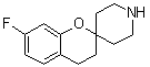 structure of CAS# 909072-52-2, 7-氟-3,4-二氢螺[2H-1-苯并吡喃-2,4'-哌啶]