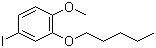 4-碘-1-甲氧基-2-(正戊氧基)苯分子结构 (CAS 909119-73-9)